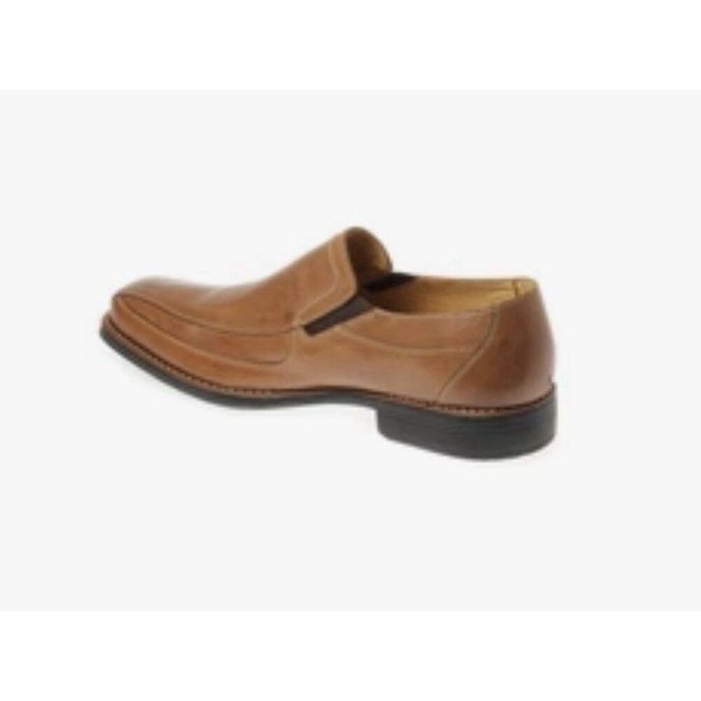 SANDRO MOSCOLONI  Mens Casual Dress Shoe Light Brown Tan Leather Loafer Sz 9.5D